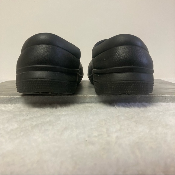 CROCS On the Clock Work Clogs Classic Black Size 9 womens - Picture 5 of 11